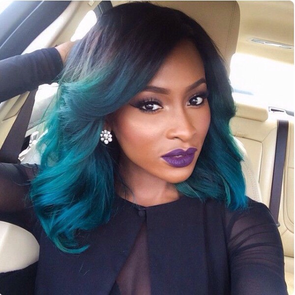 Dyed Hair on Dark Skin Girls / Colored Hair on Darker Skin