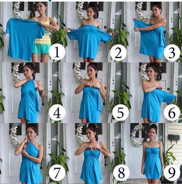 17. Ever want to make a sundress out of a t-shirt?