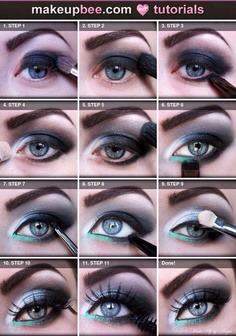 SMOKEY EYES (step by step guide) 