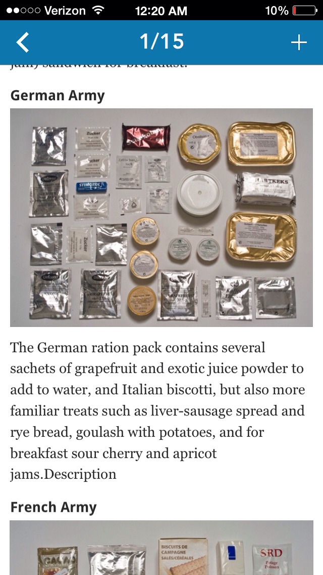 International Army Food Rations From Around The World 🌍🌎🌏
