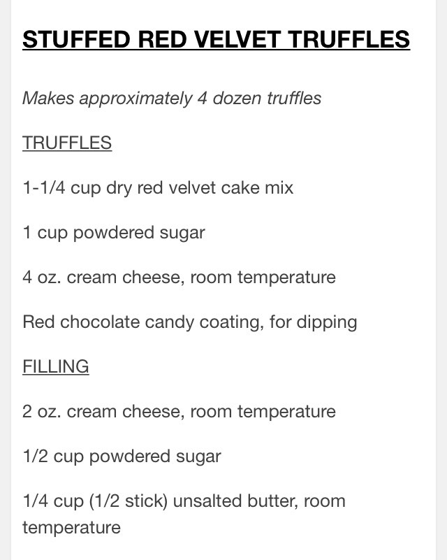 Delicious Stuffed Red Velvet Truffles