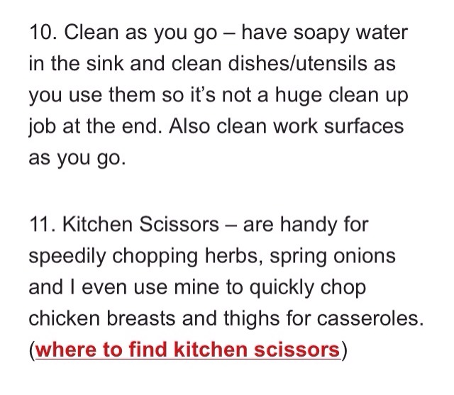 12 Time Saving Kitchen Tips!!!