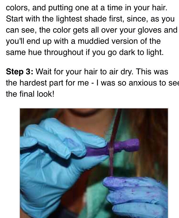 DIY Hair Chalking! Super Beautiful! 