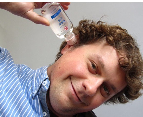 Now a more gross one baby oil can be used to remove ear wax so next time you use in ear headphones you don't need to worry about wax