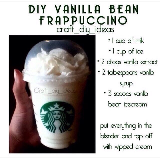 Starbucks Vanilla bean frappe