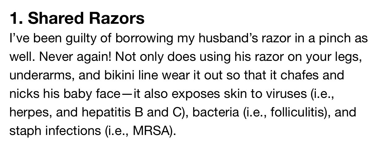 7⃣ Dirty Little Beauty Habits. 😖