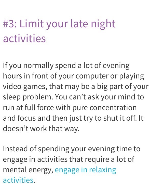 5 Easy Sleep Tips For Insomnia 👍