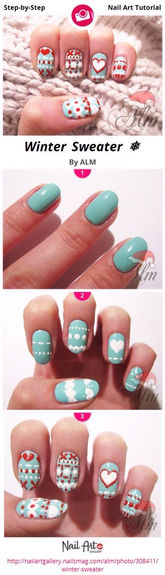 Winter Nail Tutorials❄️