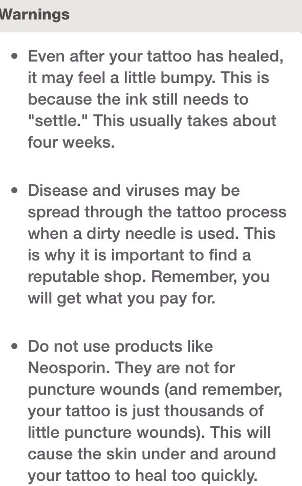 How To Care For A New Tattoo✨