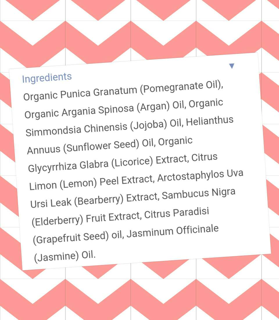All natural and organic ingredients 👍