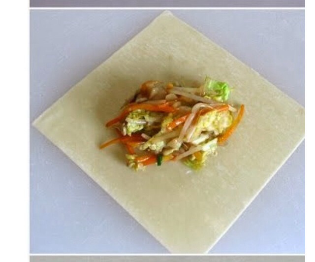 Baked Vegetable Egg Rolls Recipe!