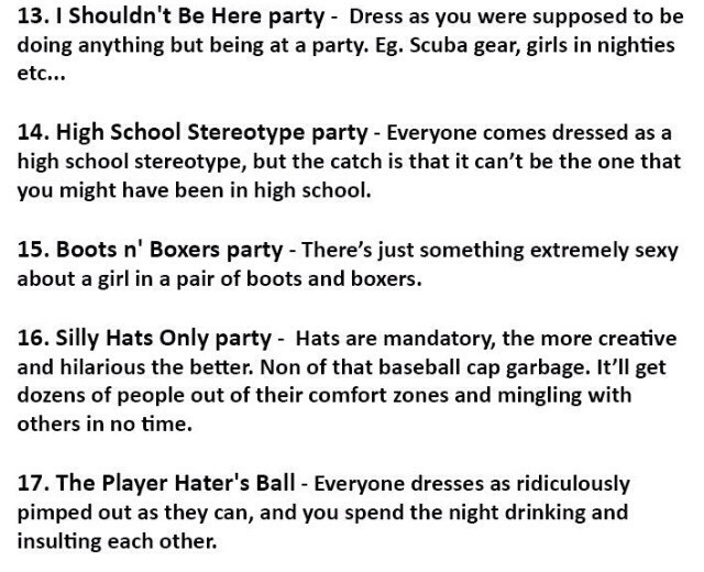 20 Wild And Crazy Party Ideas 😎