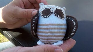 DIY Cute Sock Owl!!!!