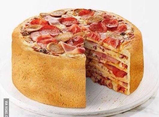 Pizza cake. ππ°