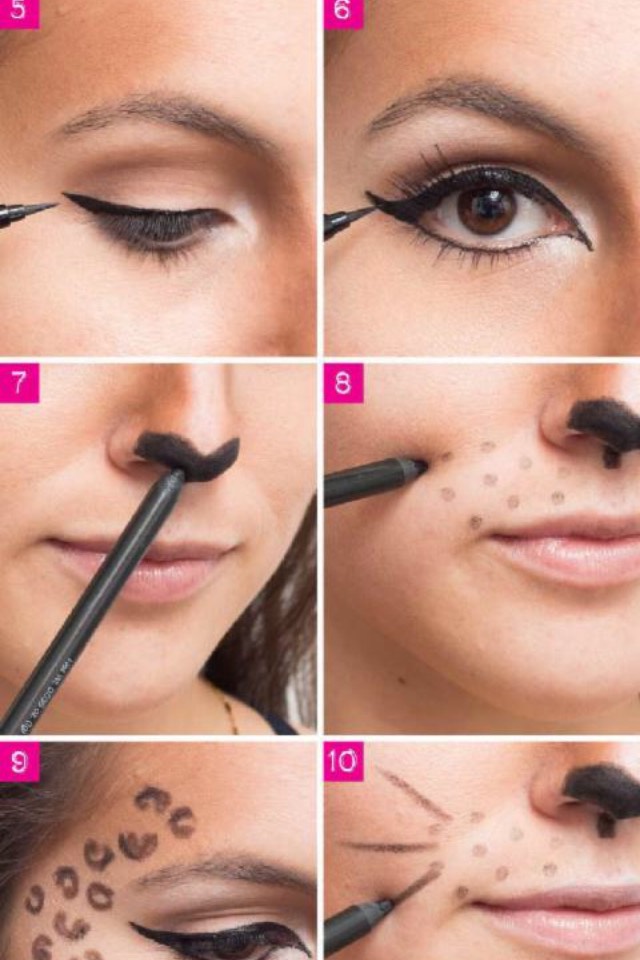Easy Halloween Costume Makeup! No New Purchases Required!!!π #halloweentip