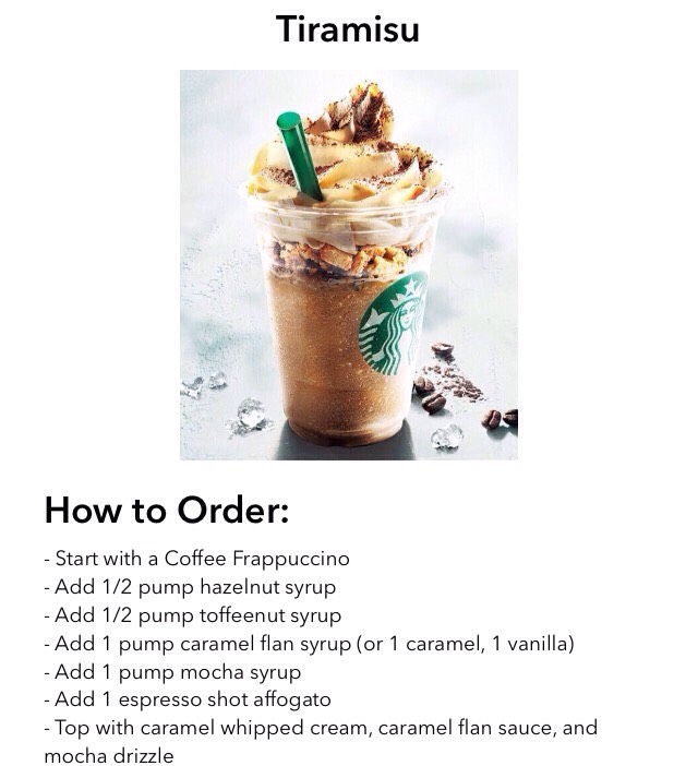 Starbucks Secret Frappes! 👈🏼