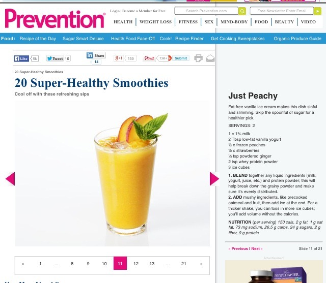 20 Super-Healthy Smoothies π