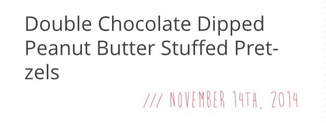 Double Chocolate Dipped Peanut Butter Stuffed Pretzels #tipit #recipe