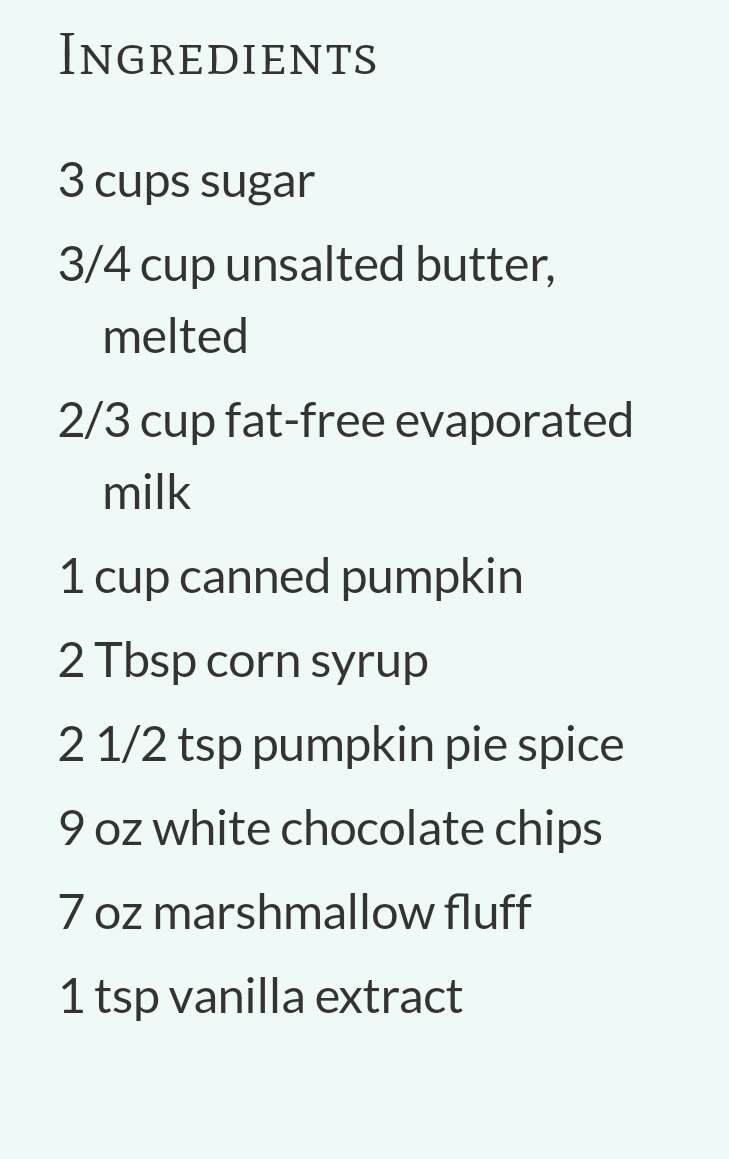 Pumpkin Pie Fudge!!