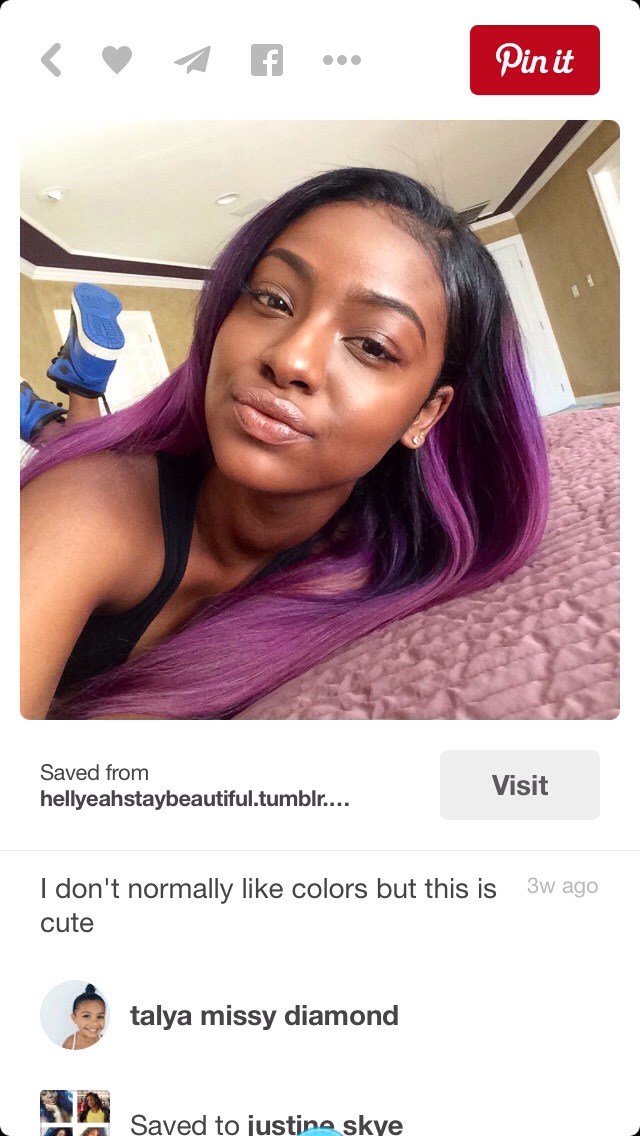 Dyed Hair on Dark Skin Girls / Colored Hair on Darker Skin
