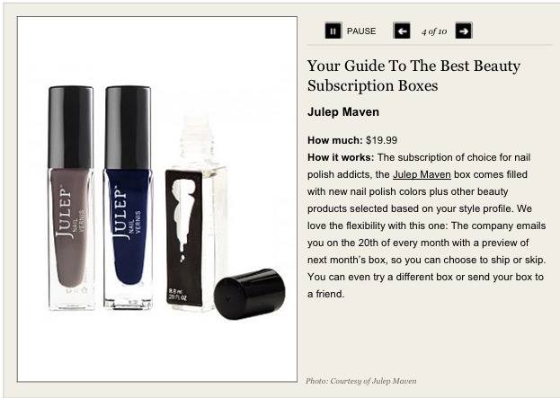Calling all nail polish addicts! This box is for you! I know that Julep iis one of the hottest nail brands around!