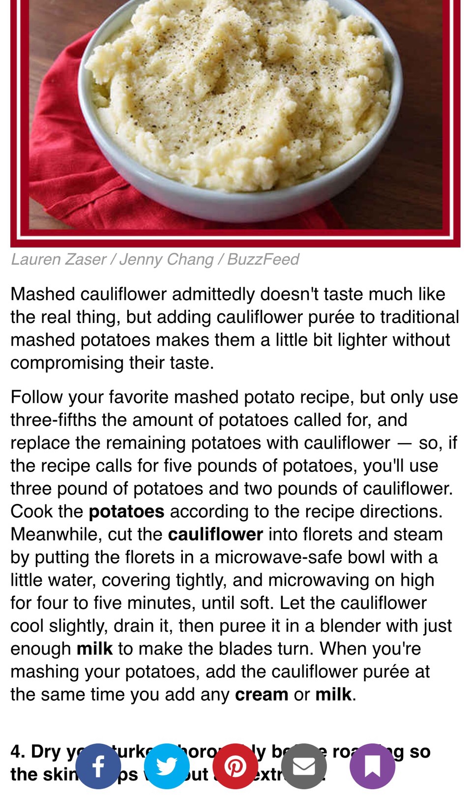 How To Make Your Thanksgiving Mashed Potatoes Tastier And Healthier! #friendsgiving