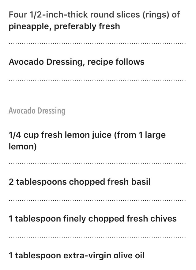 Grilled Salmon And Pineapple Wit Avocado Dressing 