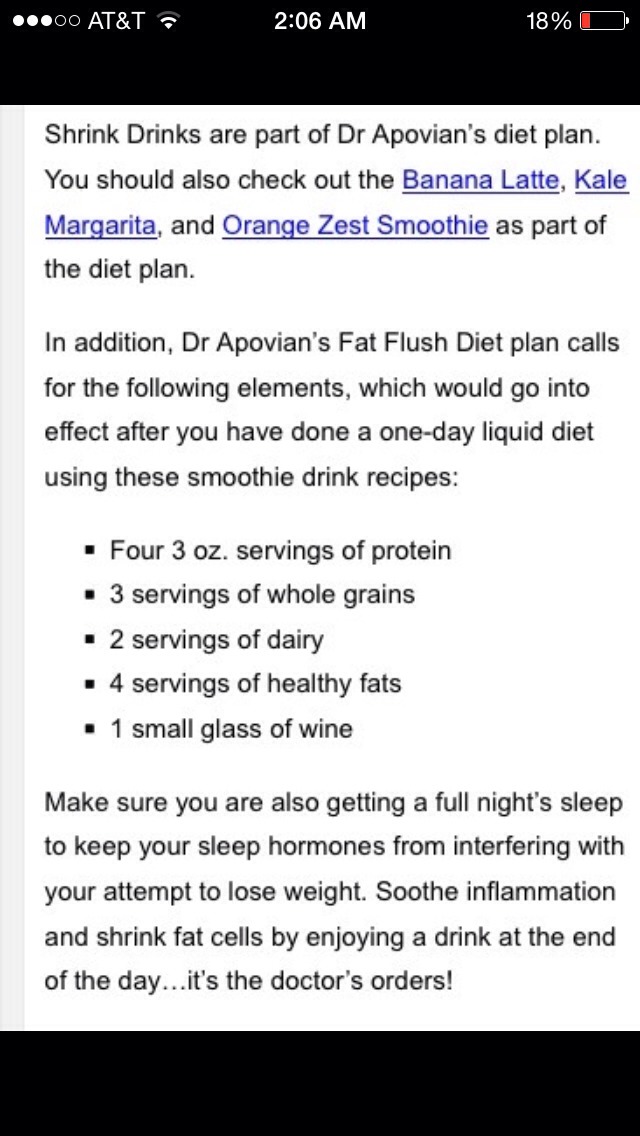 Dr. Oz's Crisp Apple Smoothy Recipe! Lose 2 Lbs Over Night