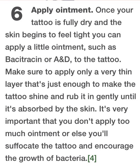 How To Care For A New Tattoo✨