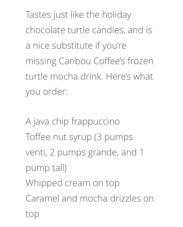 15 Secret Starbucks Menu Recipes 👍☕️
