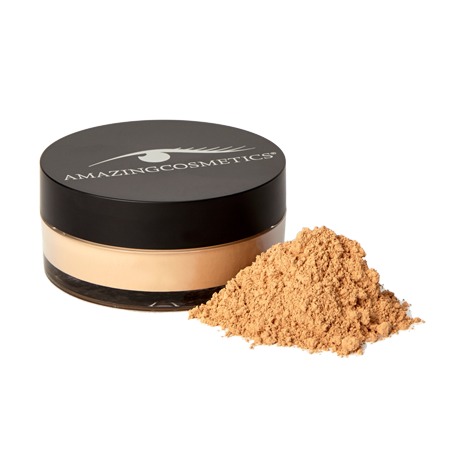 Add a little of your ( your skin tone ) foundation powder 
