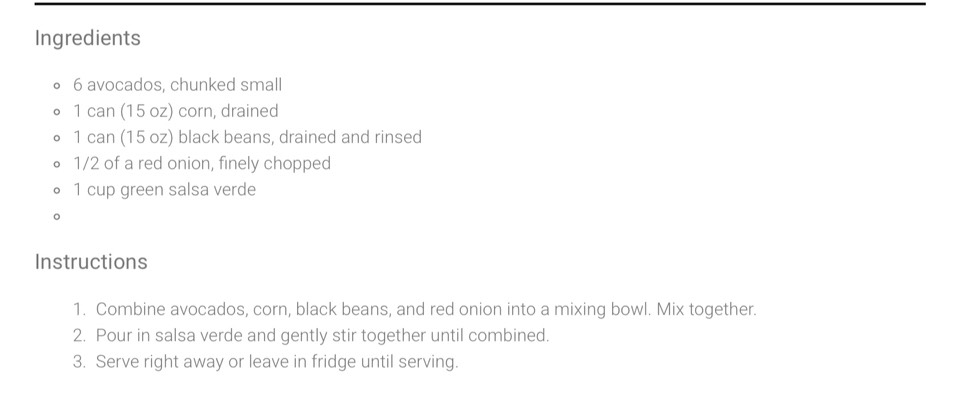 AVOCADO DIP