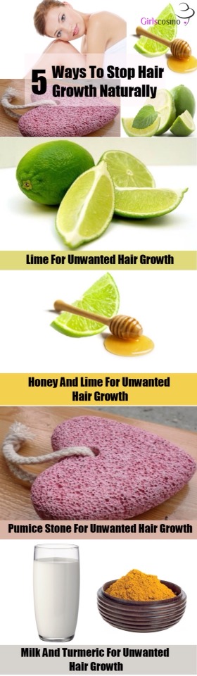 🚫5⃣ Ways To Stop Hair Growth Naturally!🚫