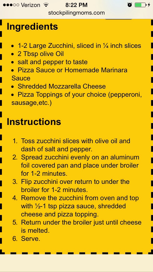 Zucchini Pizza Bites