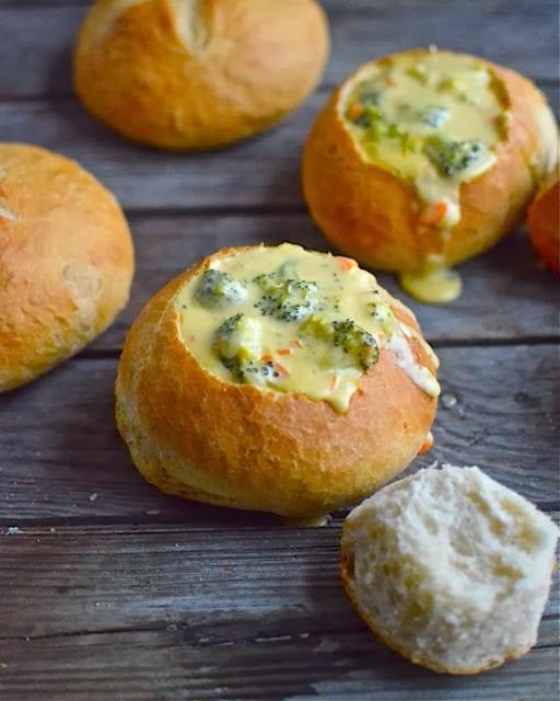 Panera Bread Broccoli Cheddar Soup&Bread Bowl Recipe!!!!!!