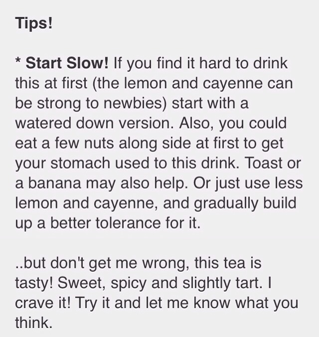 Goji Lemon Tea: Drink Every Morning ✨✨✨
