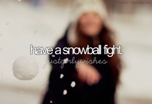 WINTER BUCKET LIST|2015-16