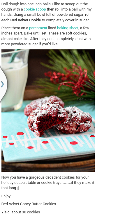 Red Velvet Gooey Butter Cookies!