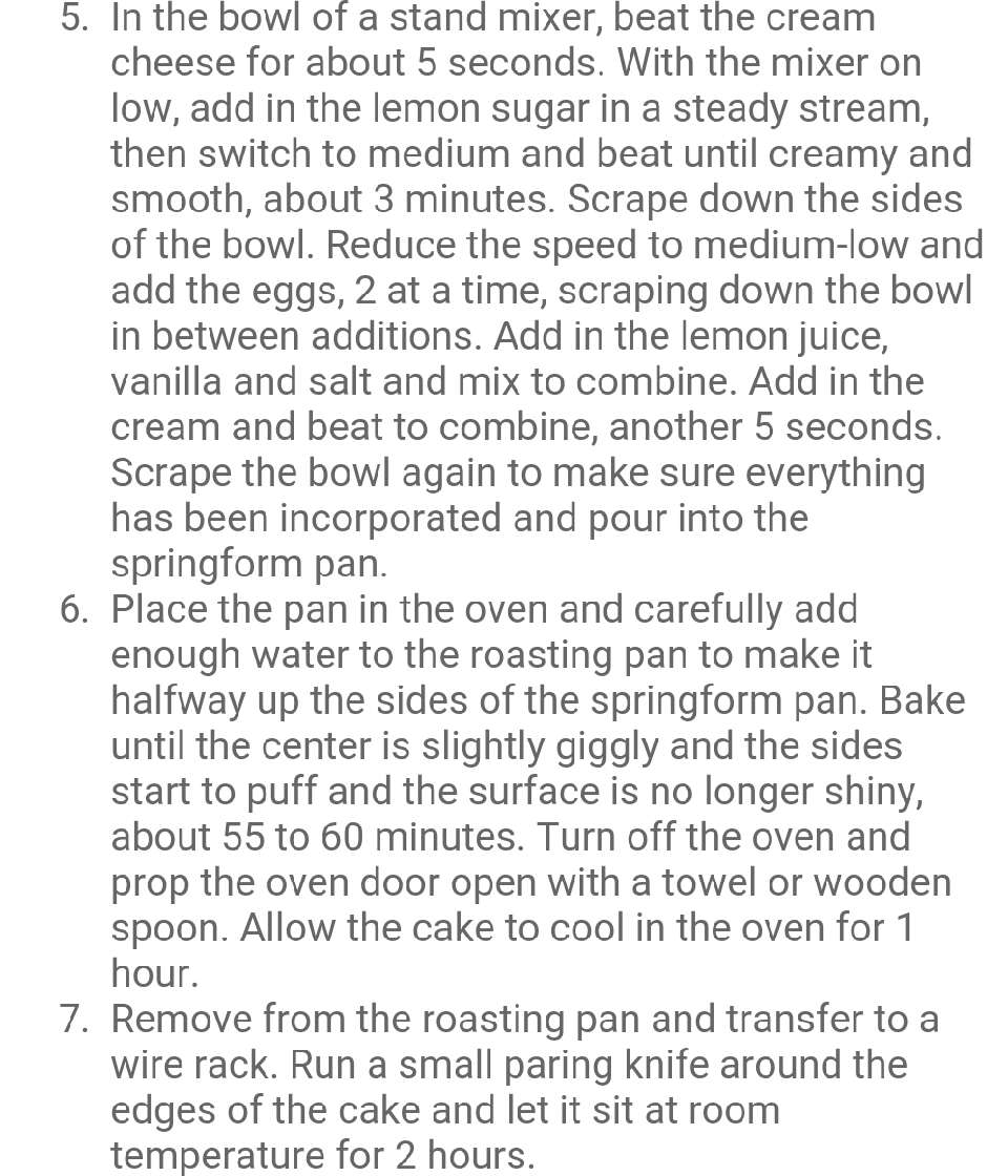 Lemon Cheesecake! 