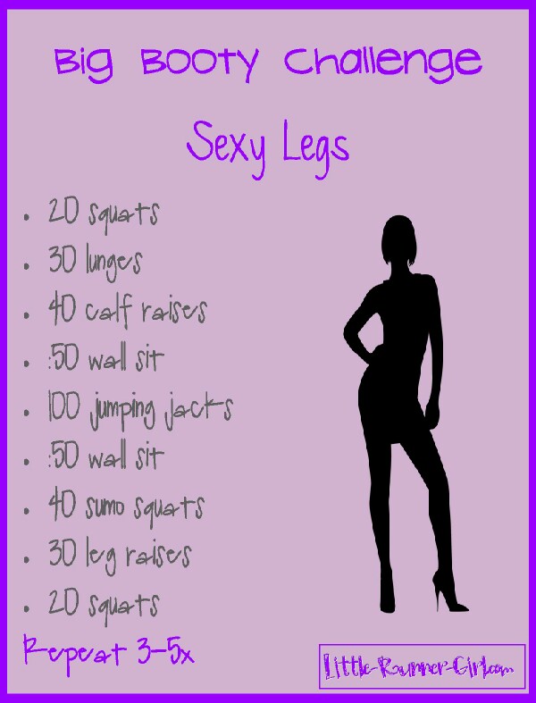 30 Day Sexy Legs & Butt Challenges