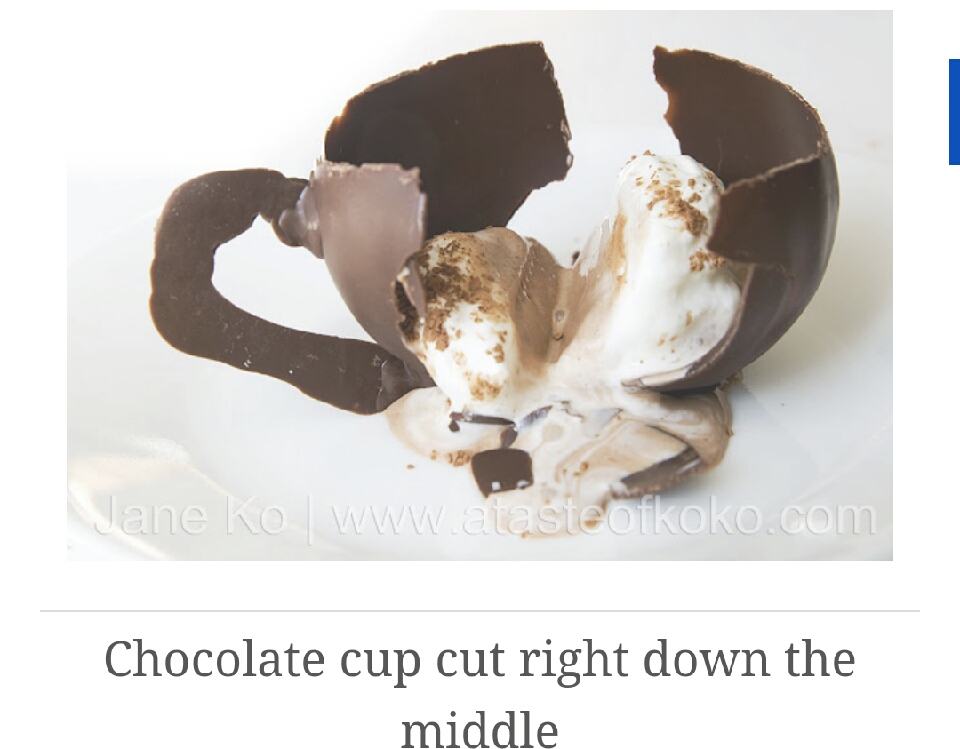 Hot Chocolate Chocolate Cups!