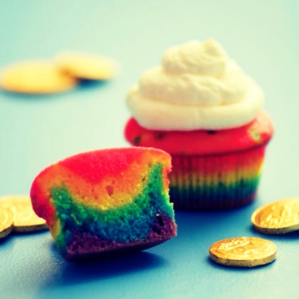 And this is what you would end up with! It's so delicious and pretty! Great for birthday parties or special occasions! 