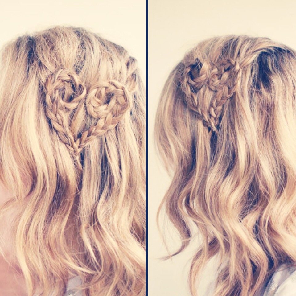 Heart Braids! The Perfect Unique Hairstyle To Grab Attention This Holliday Season