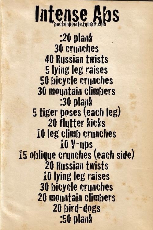 Abdominal Workouts Part 2