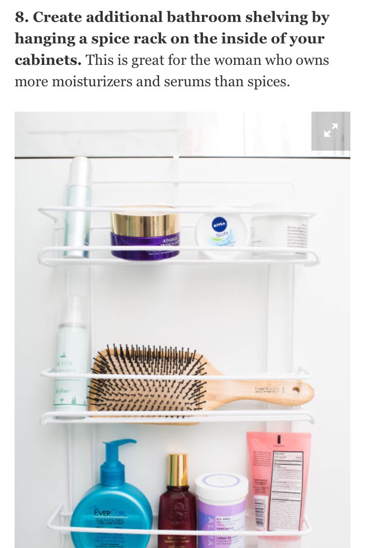 17 Genius Bathroom Organization Hacks