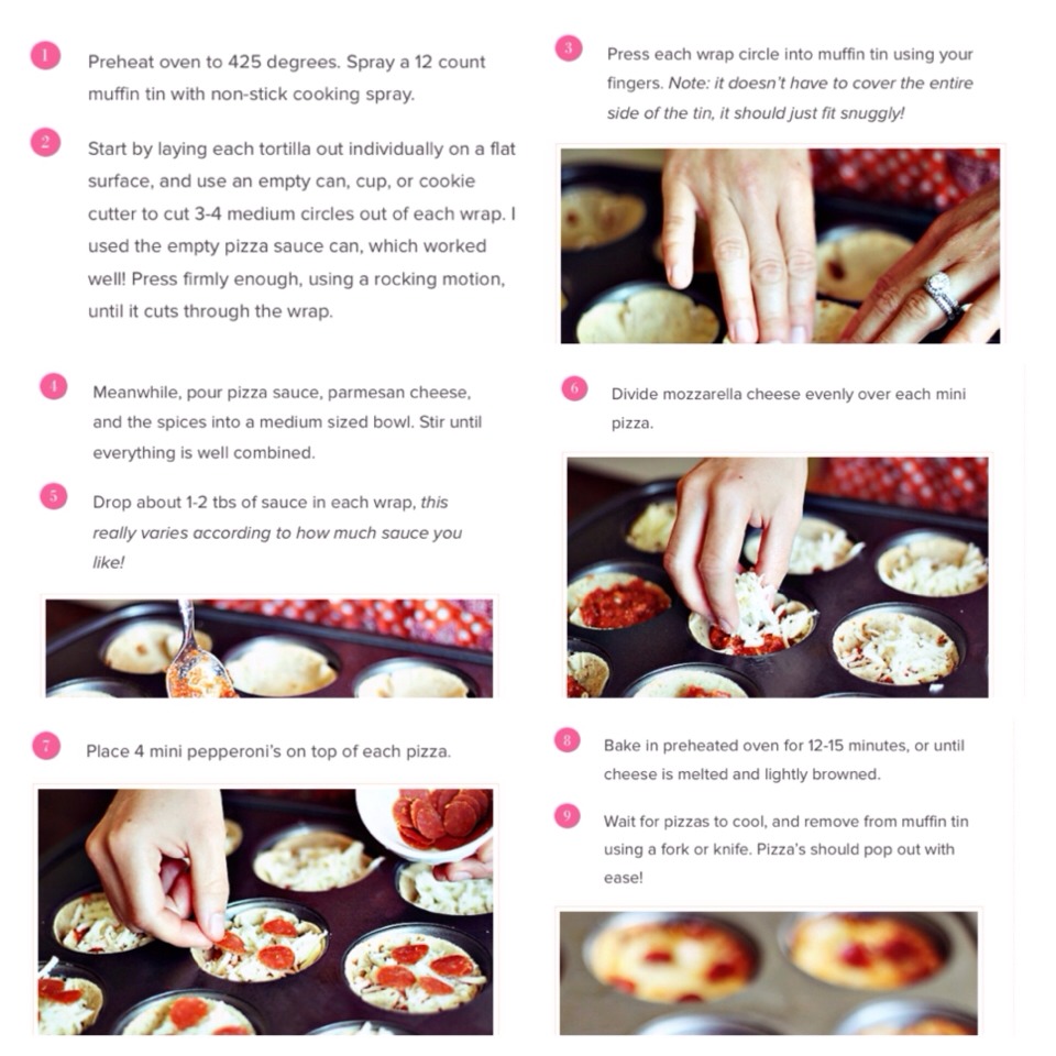 Mini Deep Dish Pizzas, Sooo Goood!