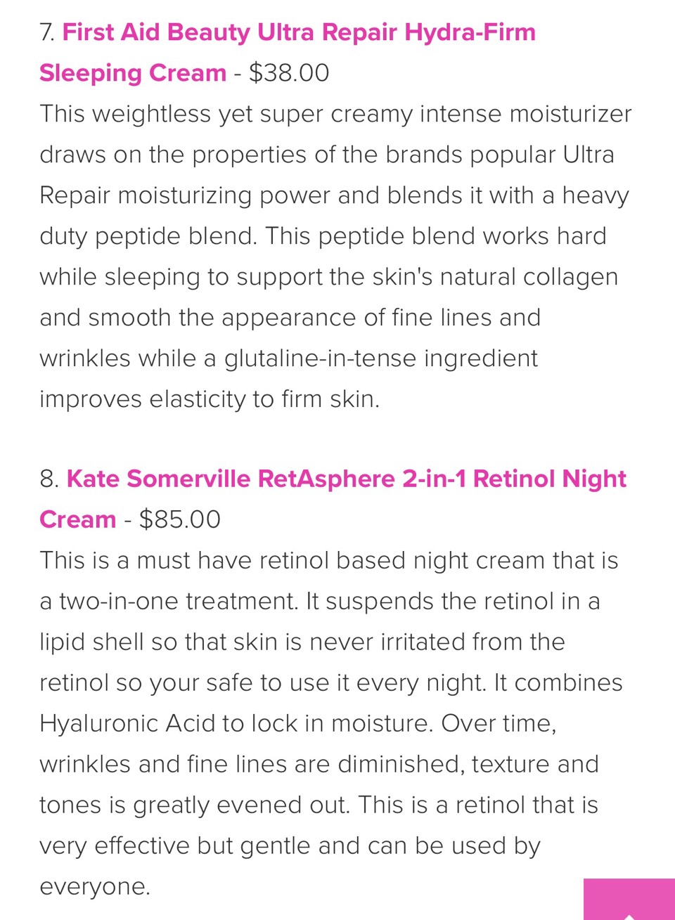 TOP 10 NIGHTTIME BEAUTY PRODUCTS! 