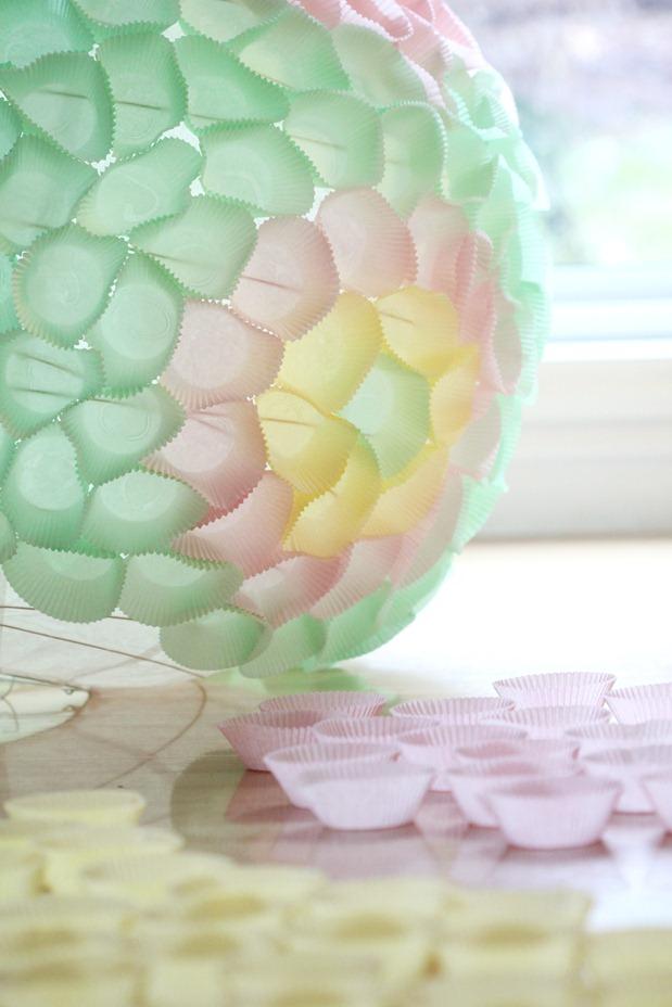 Amazing Cupcake Liners Lantern DIY