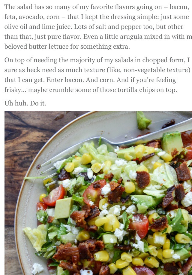 Amazing Chopped Salad With Corn, Feta, And Avocado!! 😋🌀😋🌀