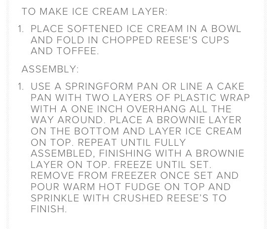 ✨Delicious Resees Brownie Ice Cream Cake✨😋👏